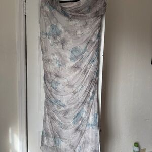 Watercolor sleeveless dress